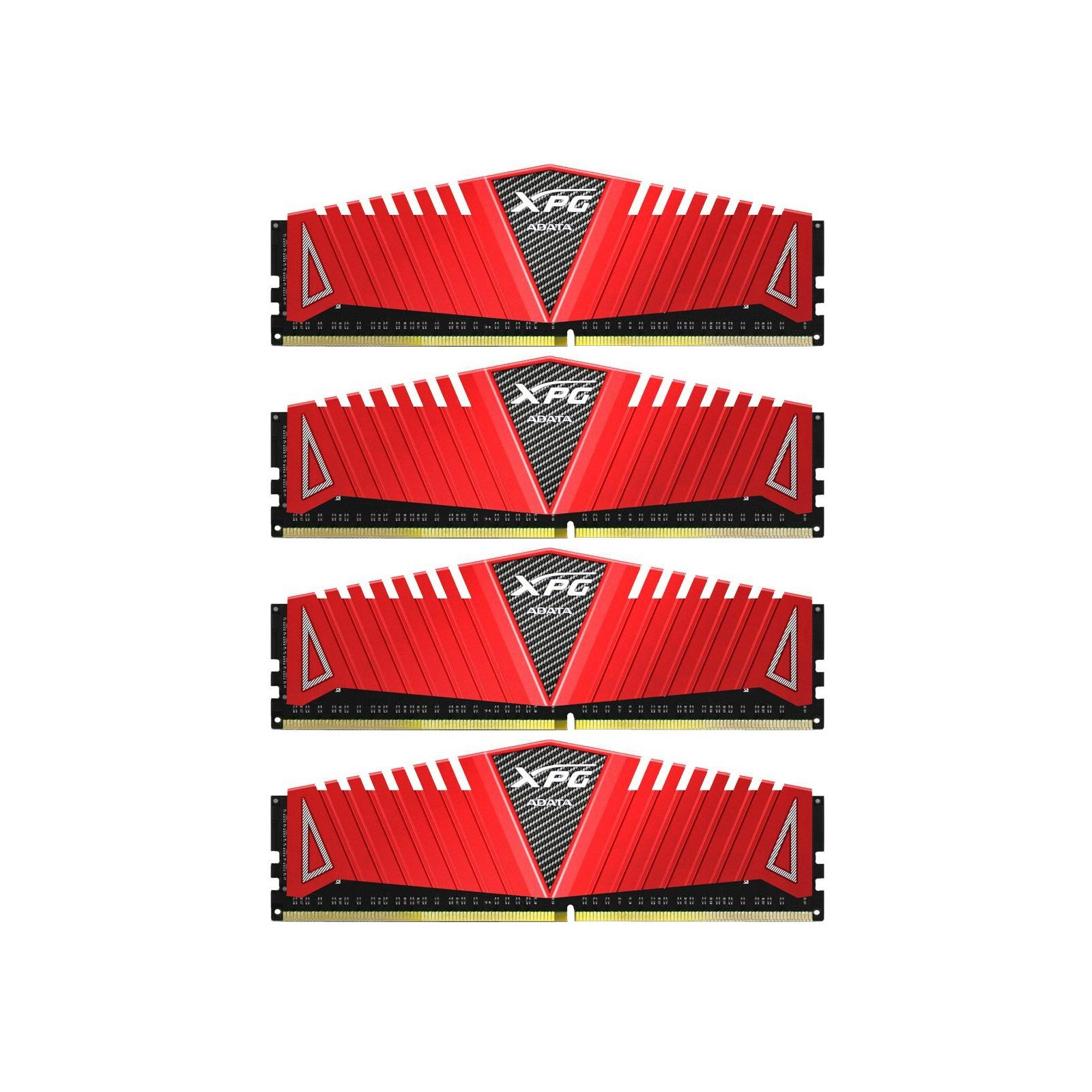 Модуль памяти для компьютера DDR4 32GB (4x8GB) 3600 MHz XPG Z1 Red ADATA (AX4U360038G17-QRZ1)