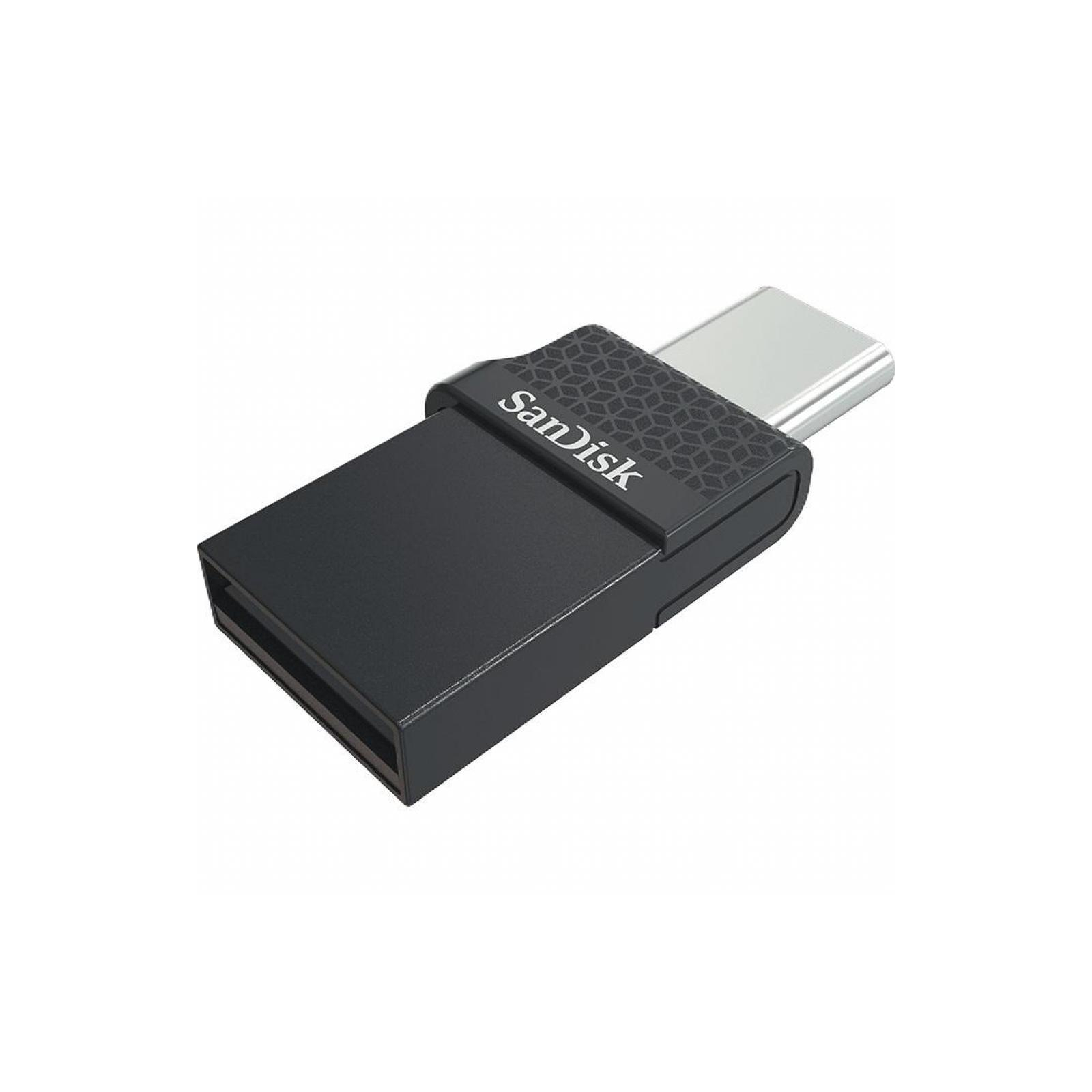 USB флеш накопитель SanDisk 64GB Dual USB 2.0/Type-C (SDDDC1-064G-G35) изображение 2
