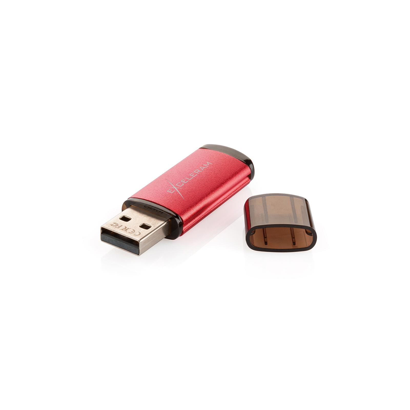 USB флеш накопитель eXceleram 64GB A3 Series Red USB 2.0 (EXA3U2RE64) изображение 5