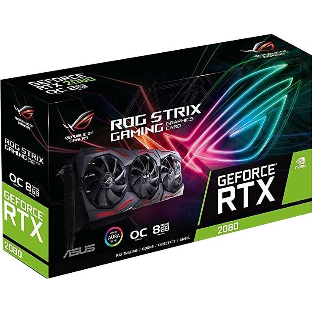 Відеокарта ASUS GeForce RTX2080 8192Mb ROG STRIX OC GAMING (ROG-STRIX-RTX2080-O8G-GAMING) зображення 4