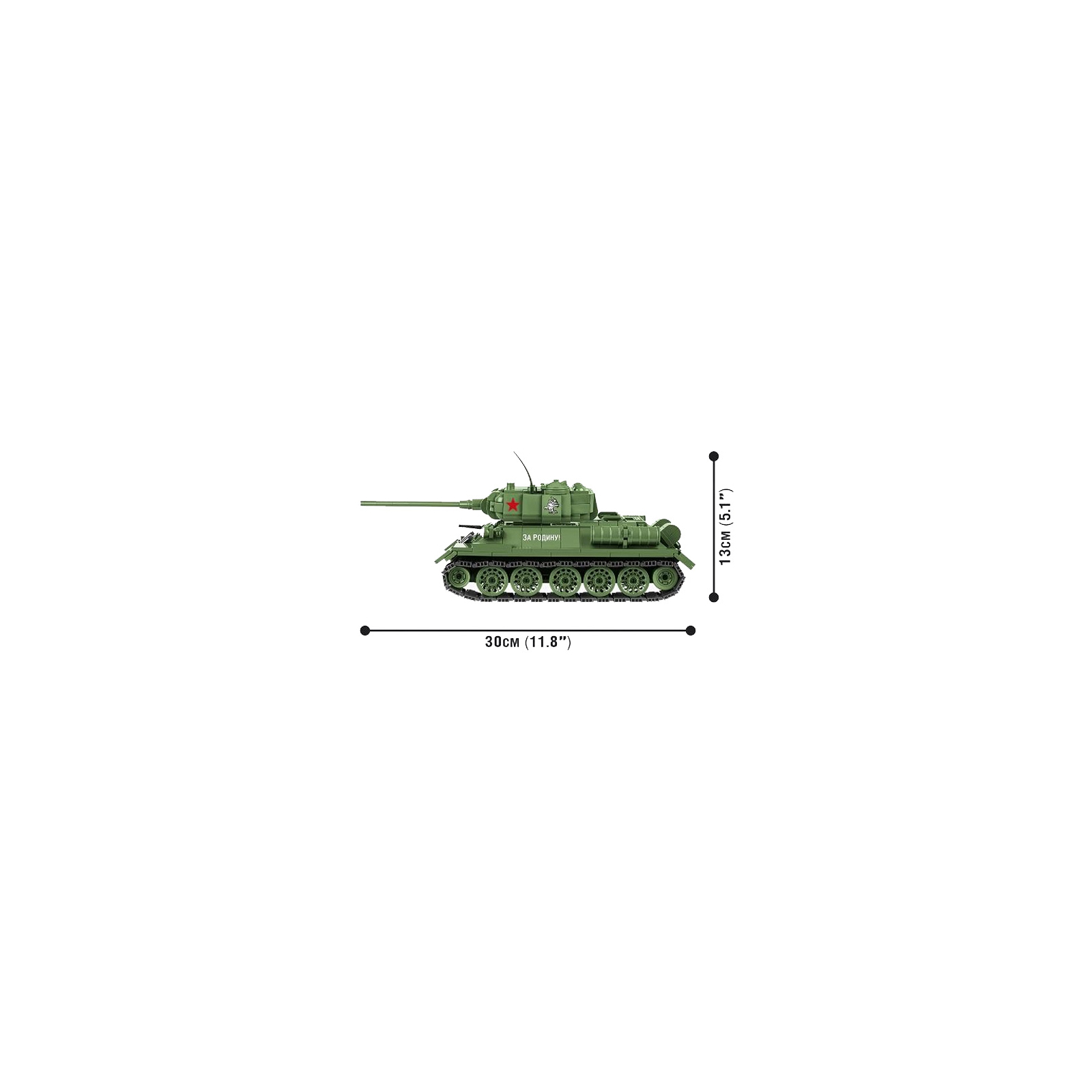 Конструктор Cobi World Of Tanks Т-34/85 500 деталей (5902251030056) зображення 8
