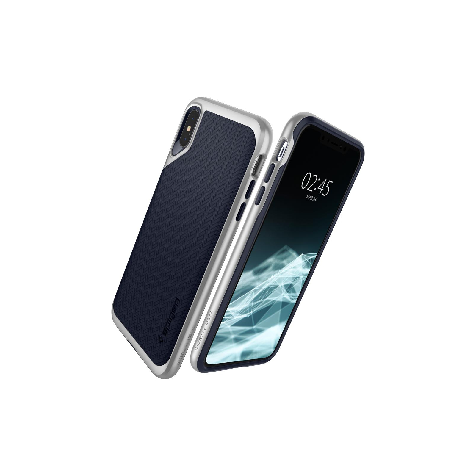 Чехол для мобильного телефона Spigen iPhone XS Max Neo Hybrid Satin Silver (065CS24840) изображение 5