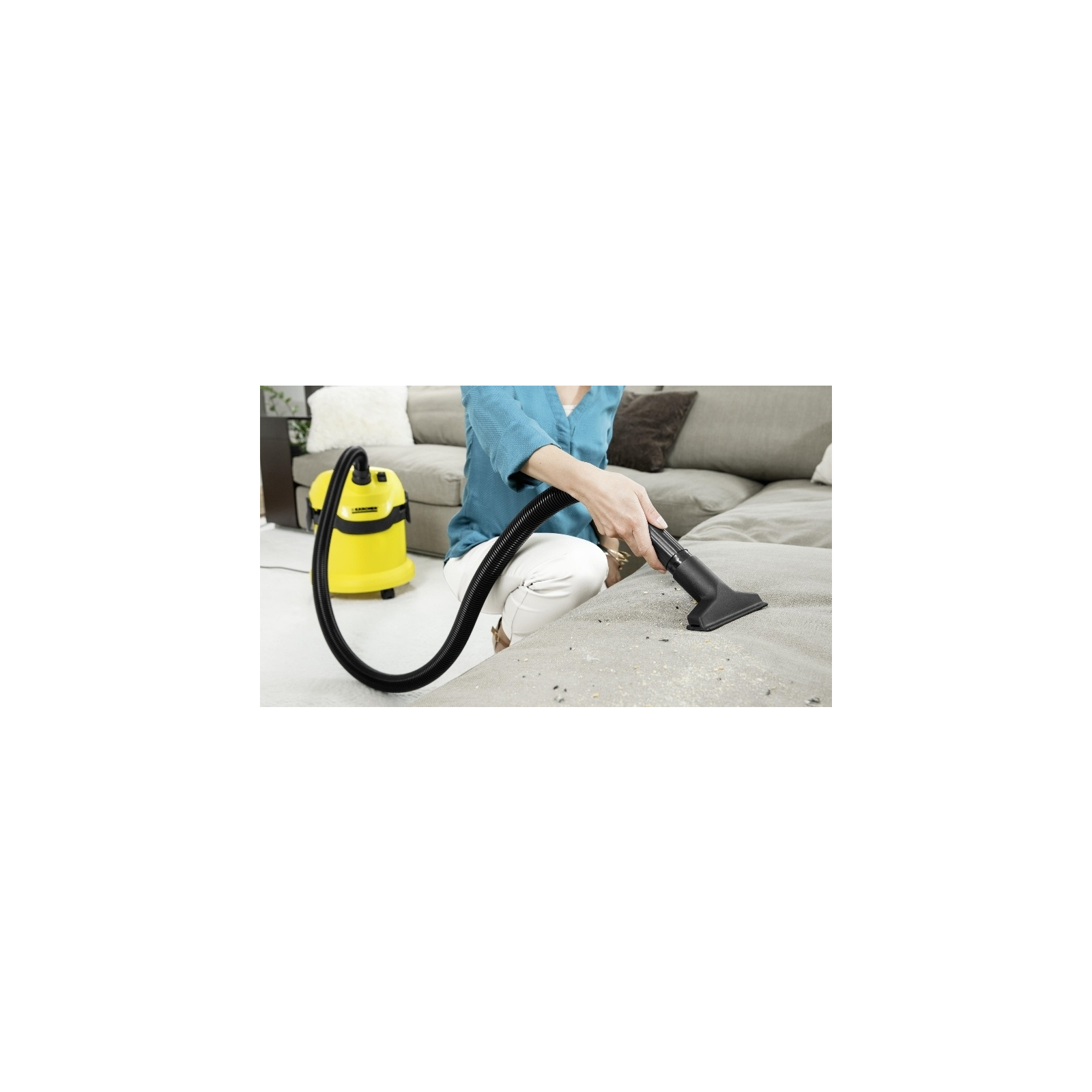 Пылесос строительный Karcher WD 2 Home Vac для сухой и влажной уборки (1.629-773.0) изображение 5