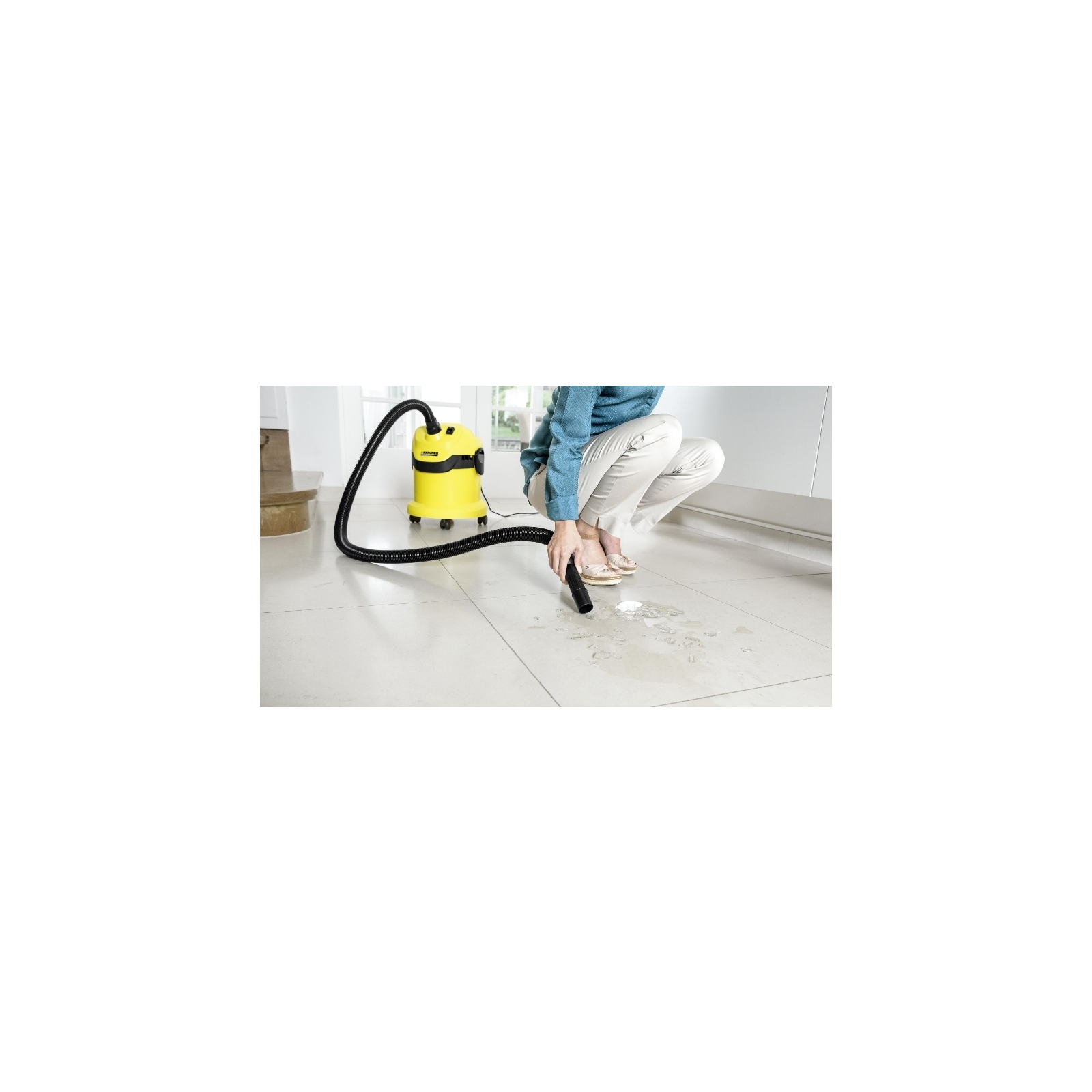 Пылесос строительный Karcher WD 2 Home Vac для сухой и влажной уборки (1.629-773.0) изображение 7