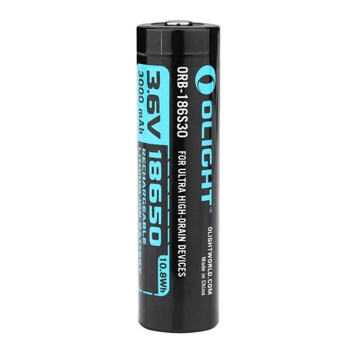 Аккумулятор Olight 18650 HDС (15А) 3000mAh (ORB-186S30) изображение 3
