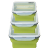Набор туристической посуды Tramp из 3х контейнеров силиконовых 400/700/1000ml olive (TRC-089-olive)