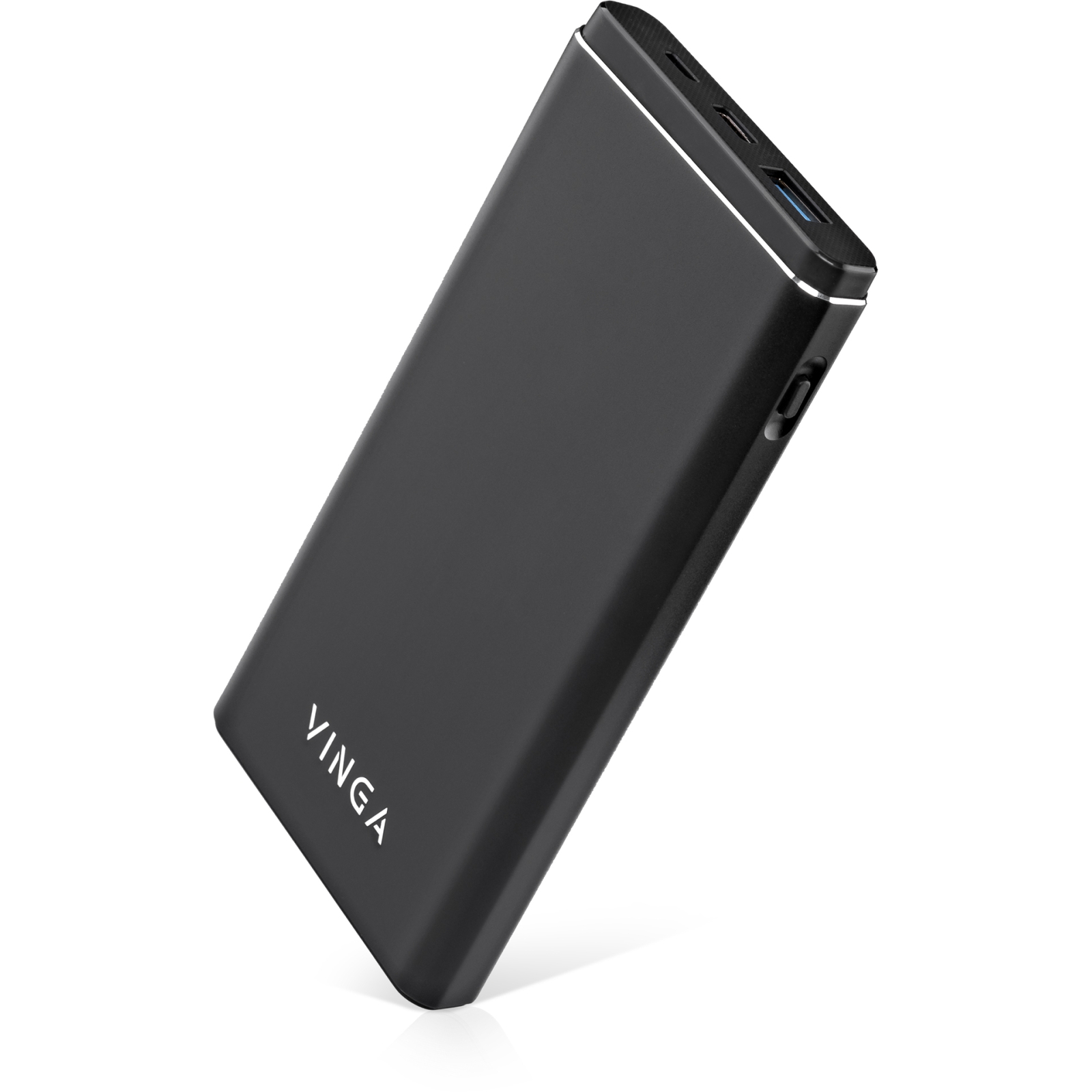 Батарея универсальная Vinga 10000 mAh QC3.0 PD aluminium black (BTPB1010QCALBK) изображение 4