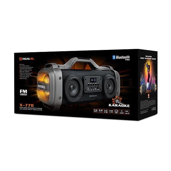 Акустична система REAL-EL X-770 Black зображення 6