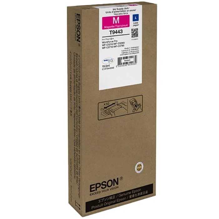 Картридж Epson WF Pro WF-C5290/C5790 Yellow L, 3K (C13T944440)