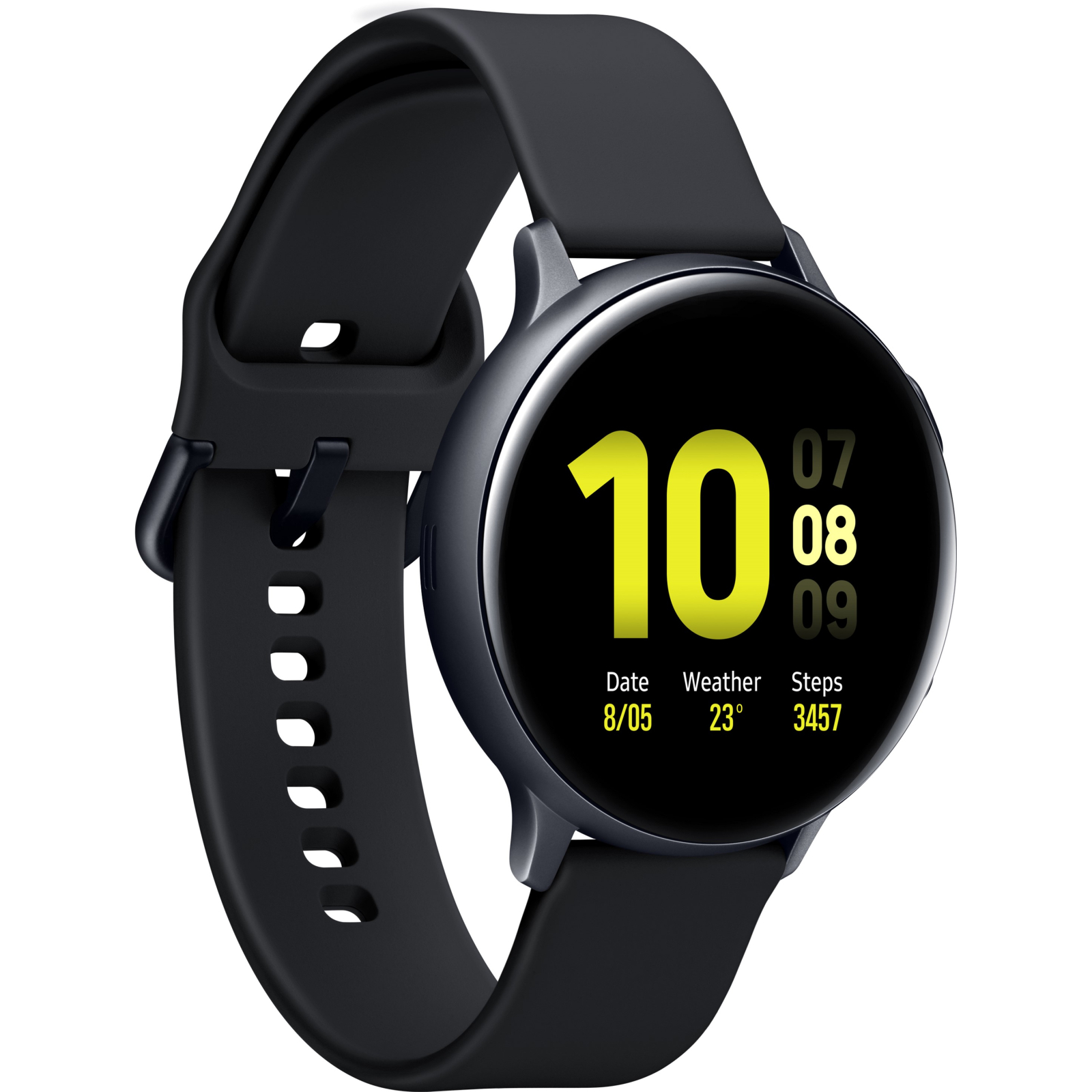 Смарт-часы Samsung SM-R820/4 (Galaxy Watch Active2 44mm Alu) Black (SM-R820NZKASEK) изображение 3