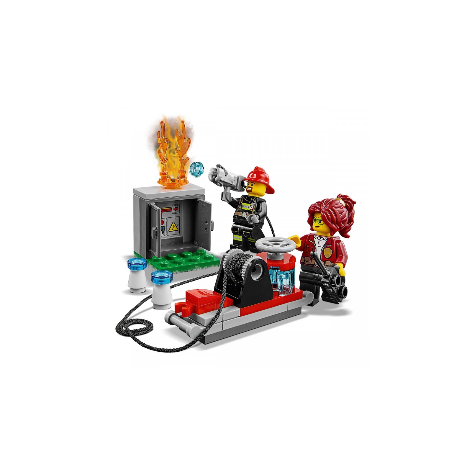 Конструктор LEGO City Грузовик начальника пожарной охраны 201 деталь (60231) изображение 7