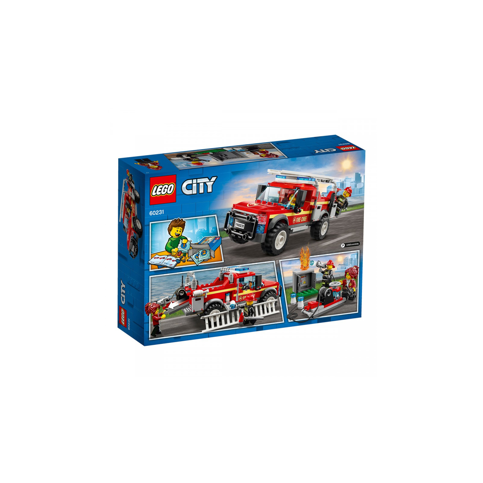 Конструктор LEGO City Вантажівка начальника пожежної охор (60231)