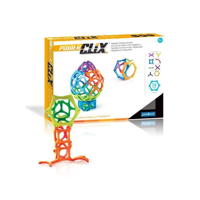 Конструктор Guidecraft PowerClix Organics 74 детали (G9432)