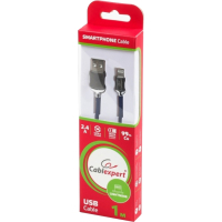Дата кабель USB 2.0 AM to Lightning 1.0m Cablexpert (CCPB-L-USB-07B) изображение 3