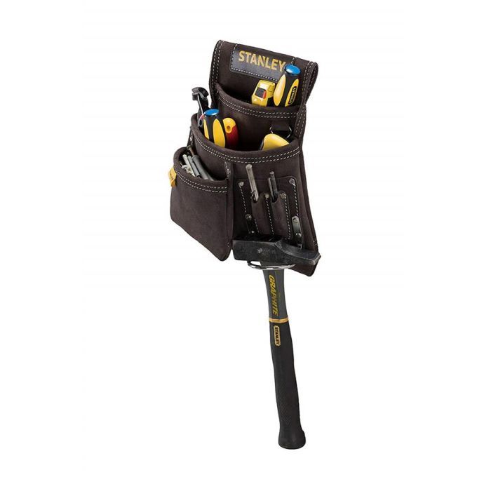 Сумка для инструмента Stanley теслярська на пояс нейлон 28х9х25 см (STST1-80114)