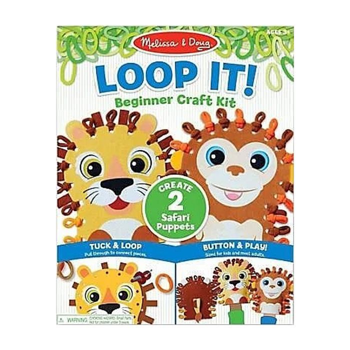 Набор для творчества Melissa&Doug Бумажный кукольный театр Сафари (MD30186)