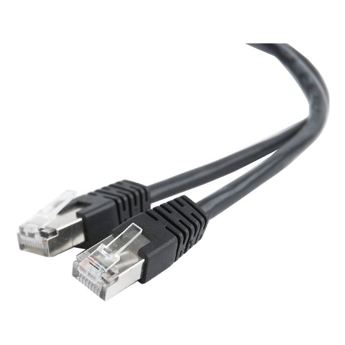 Патч-корд 2м FTP cat 5е CCA Cablexpert (PP22-2M/BK)