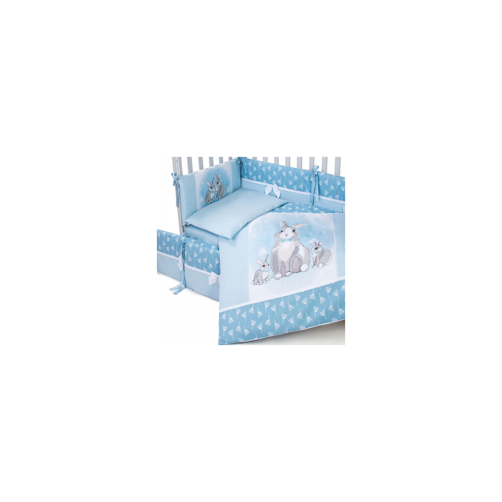Детский постельный набор Верес Summer Bunny blue (6 ед.) (217.04) изображение 2