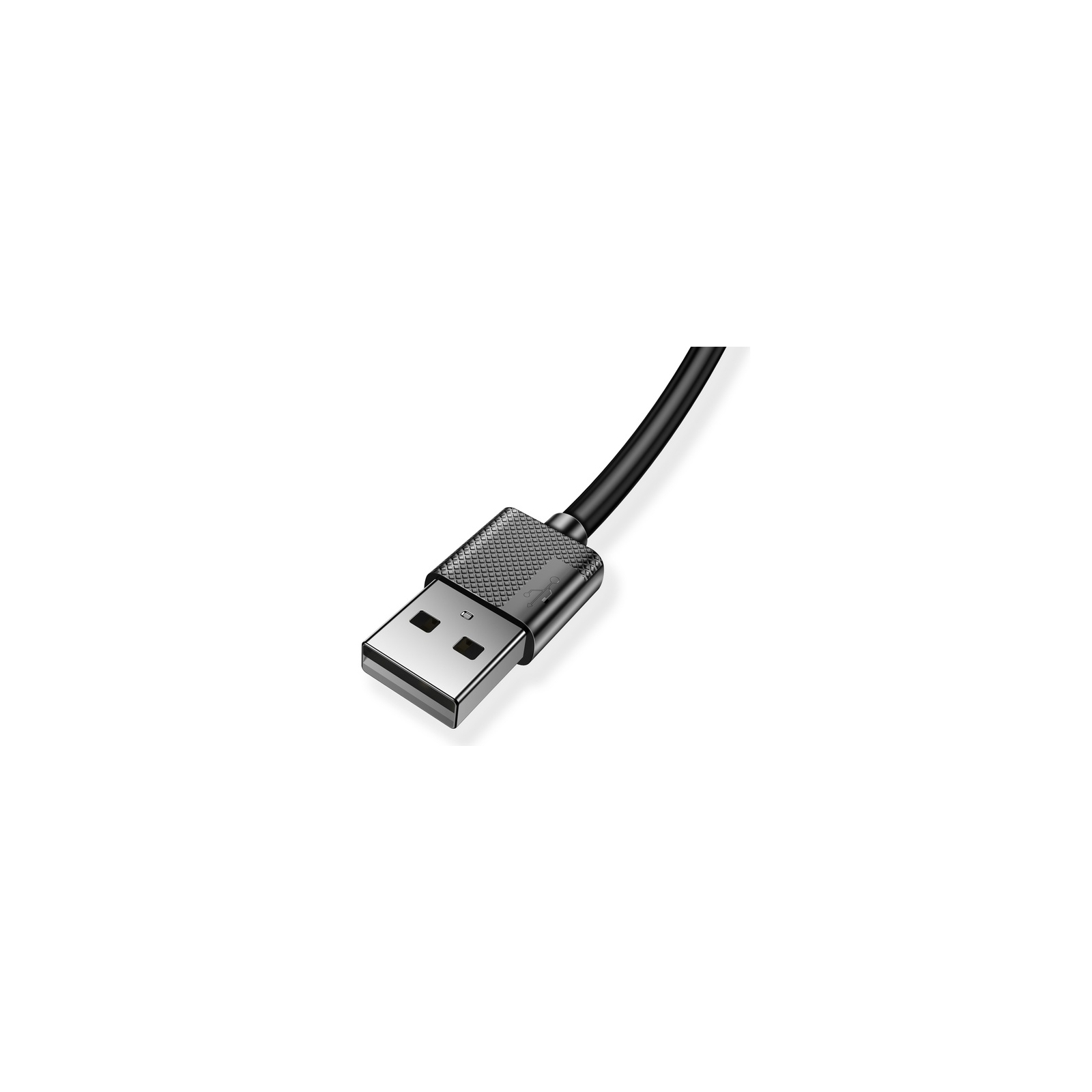 Дата кабель USB 2.0 AM to Micro 5P 0.3m Nets T-M801 Black T-Phox (T-M801 Black) зображення 2