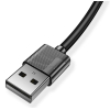 Дата кабель USB 2.0 AM to Micro 5P 0.3m Nets T-M801 Black T-Phox (T-M801 Black) изображение 2