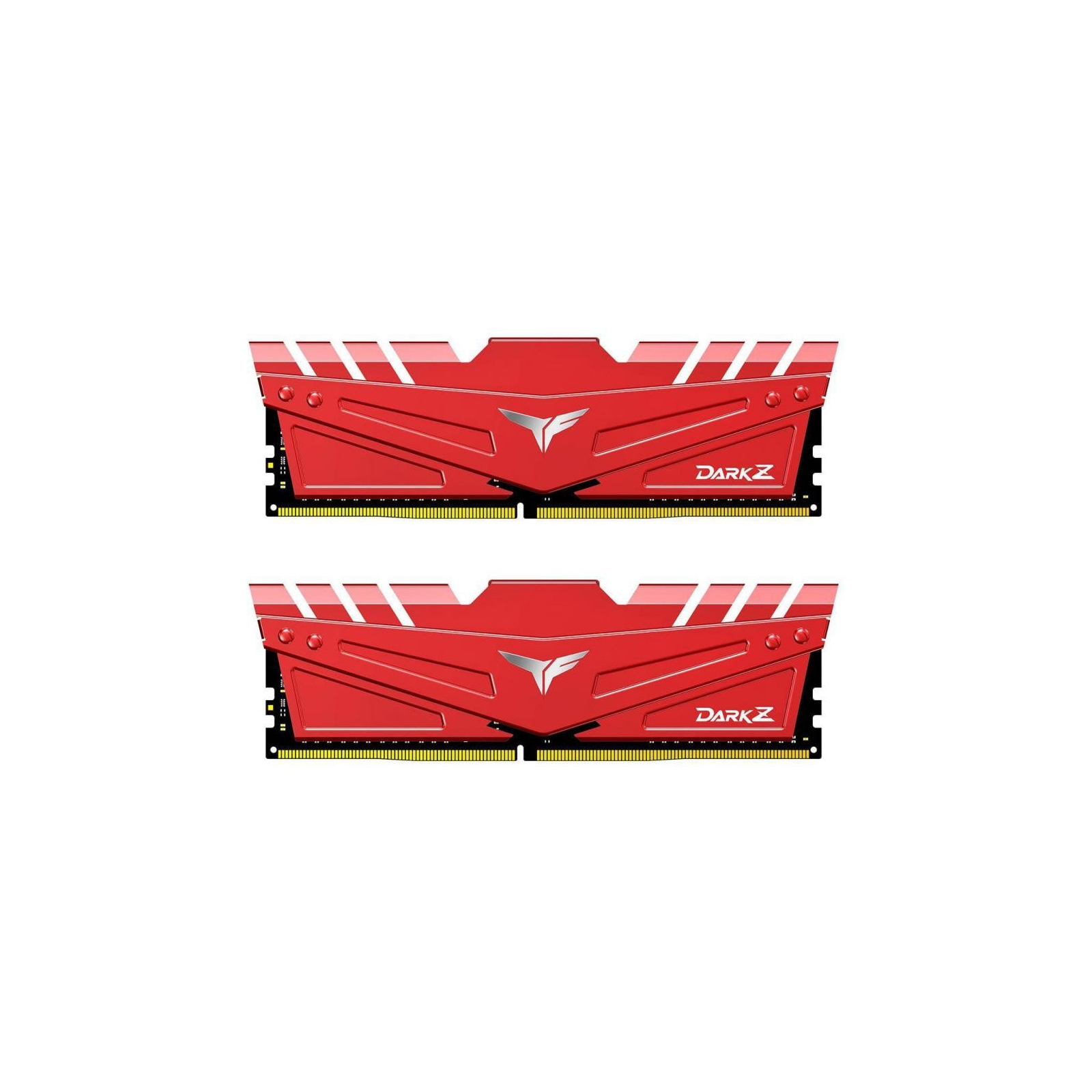 Модуль пам'яті для комп'ютера DDR4 16GB (2x8GB) 3000 MHz T-Force Dark Z Red Team (TDZRD416G3000HC16CDC01)