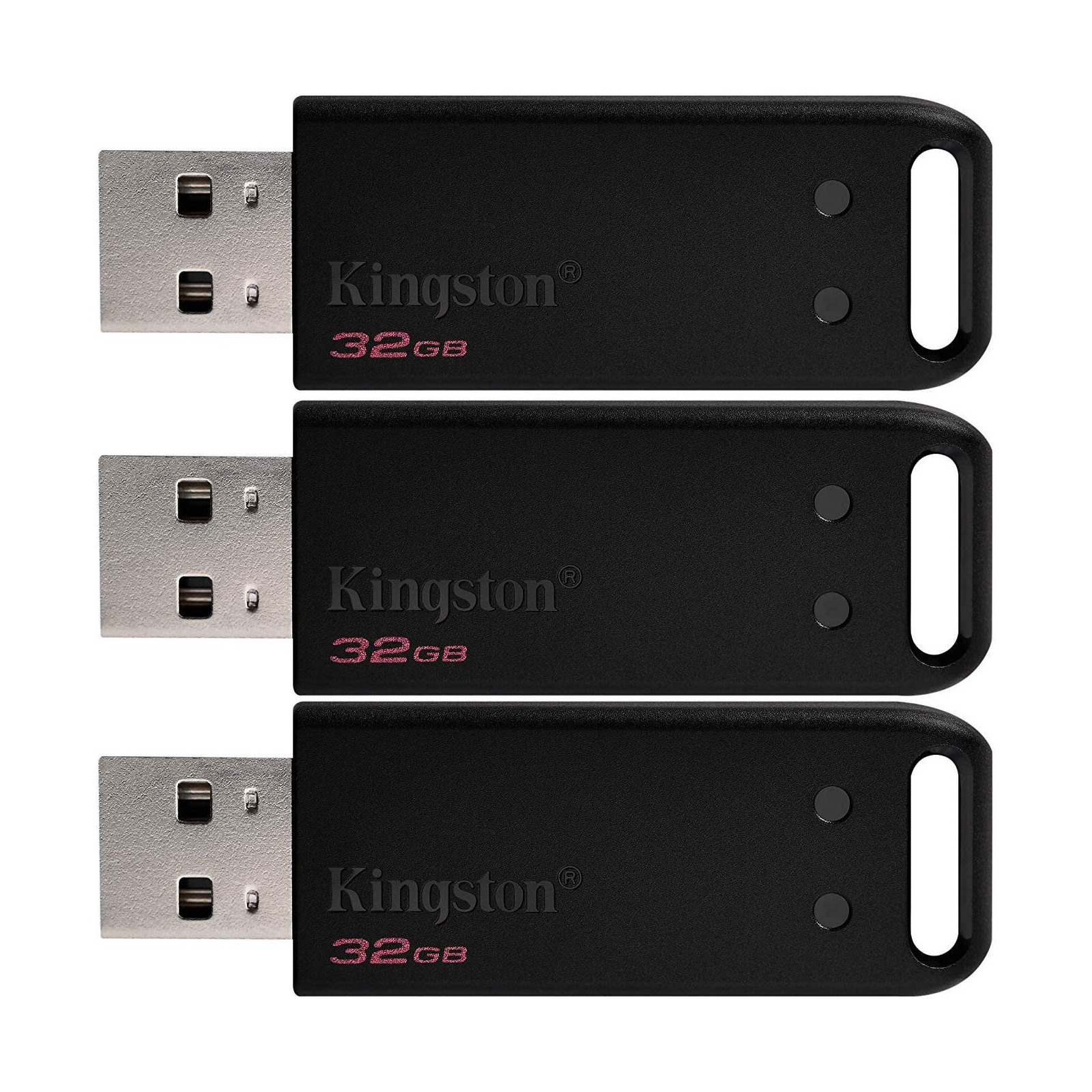 USB флеш накопичувач Kingston 3x32GB DataTraveler 20 USB 2.0 (DT20/32GB-3P)