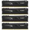 Модуль памяти для компьютера DDR4 64GB (4x16GB) 3466 MHz Fury Black Kingston Fury (ex.HyperX) (HX434C17FB4K4/64)