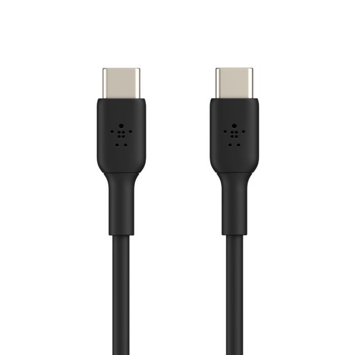 Дата кабель USB-C to USB-C 2.0m PVC black Belkin (CAB003BT2MBK) зображення 3