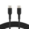 Дата кабель USB-C to USB-C 2.0m PVC black Belkin (CAB003BT2MBK)