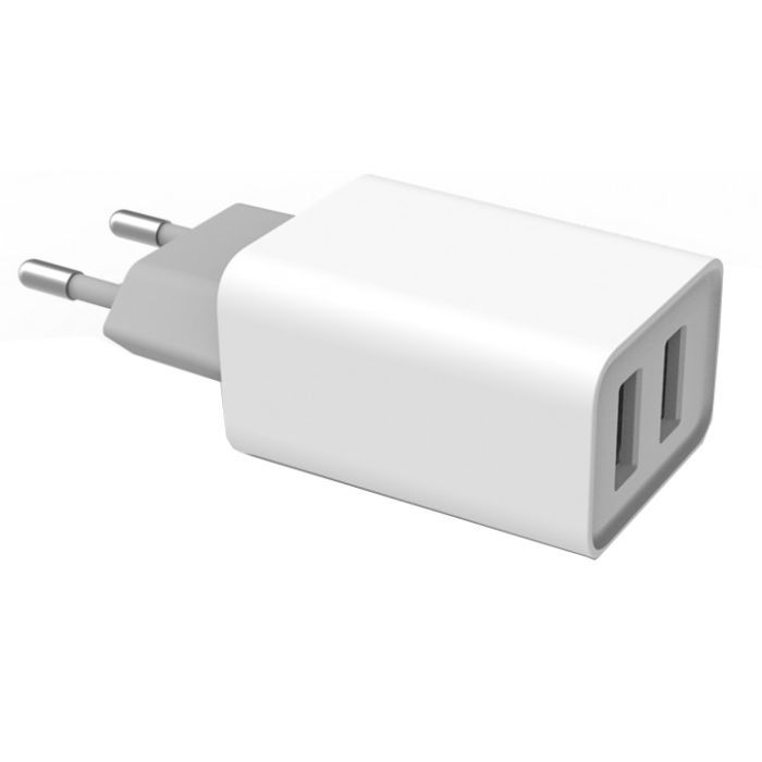 Зарядное устройство ColorWay 2USB AUTO ID 2.1A (10W) (CW-CHS015-WT) изображение 3