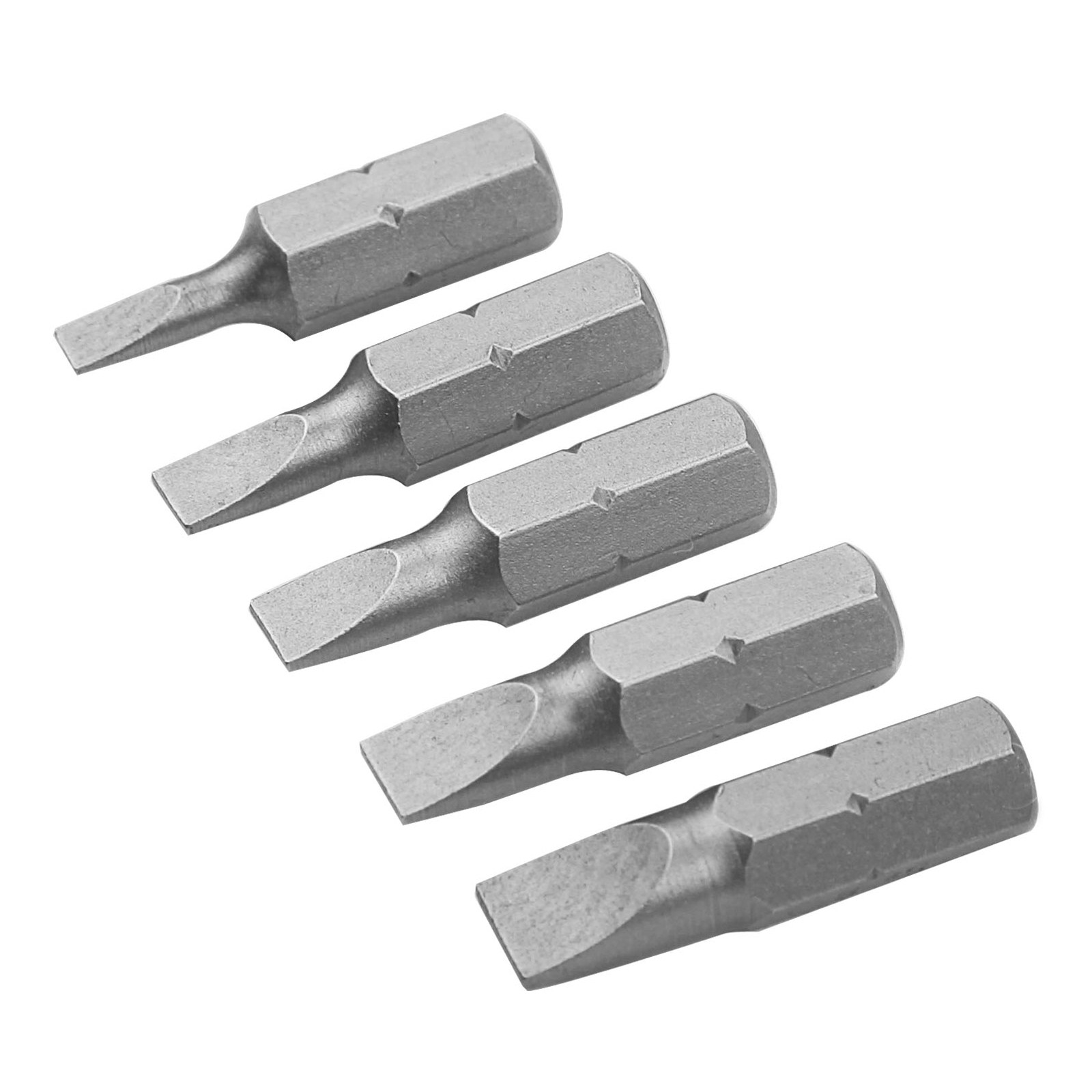 Набор бит Tolsen S2 прямой шлиц 3-4-4.5-5.5-6.5х25 мм 5 шт (20285)