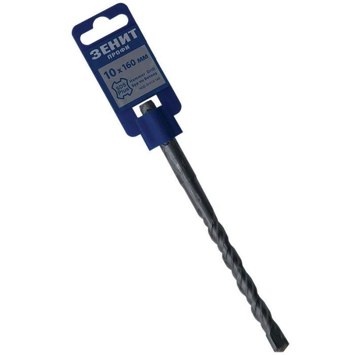 Бур Зеніт "ПРОФІ" SDS-Plus 10х310 мм, спираль 4S (20010310)
