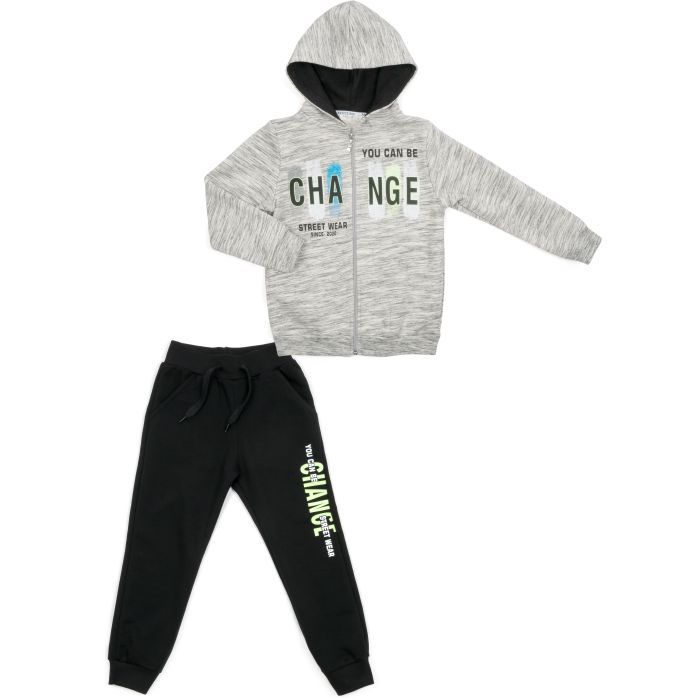 Спортивний костюм дитячий Breeze "CHANGE" (14710-134B-gray)