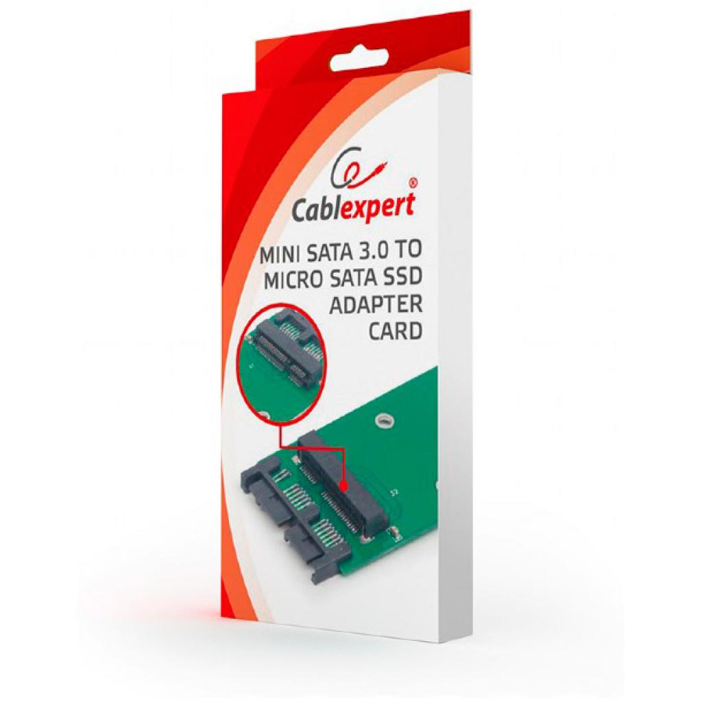 Адаптер Cablexpert 1.8" Mini-SATA to 1.8" SSD Micro-SATA (EE18-MS3PCB-01) зображення 3