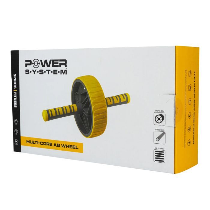 Ролик для пресса Power System PS-4034 Yellow-Grey (PS-4034_Yellow-Grey) изображение 4
