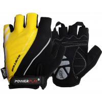 Photos - Cycling Gloves PowerPlay Велорукавиці  5024 Black/Yellow L  5024DLYellow (5024DLYellow)