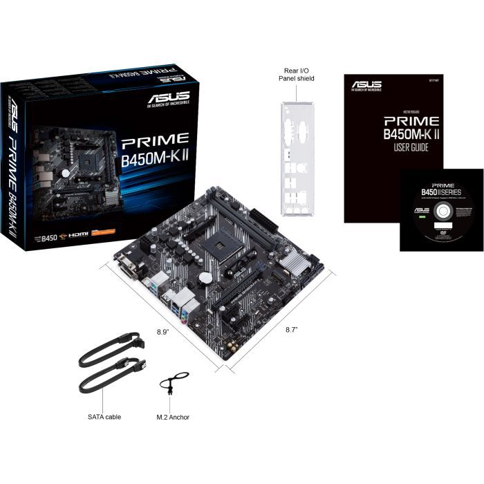 Материнская плата ASUS PRIME B450M-K II изображение 7