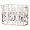 Кроватка Ingvart SMART BED ROUND с сердечками молочный (1349001)
