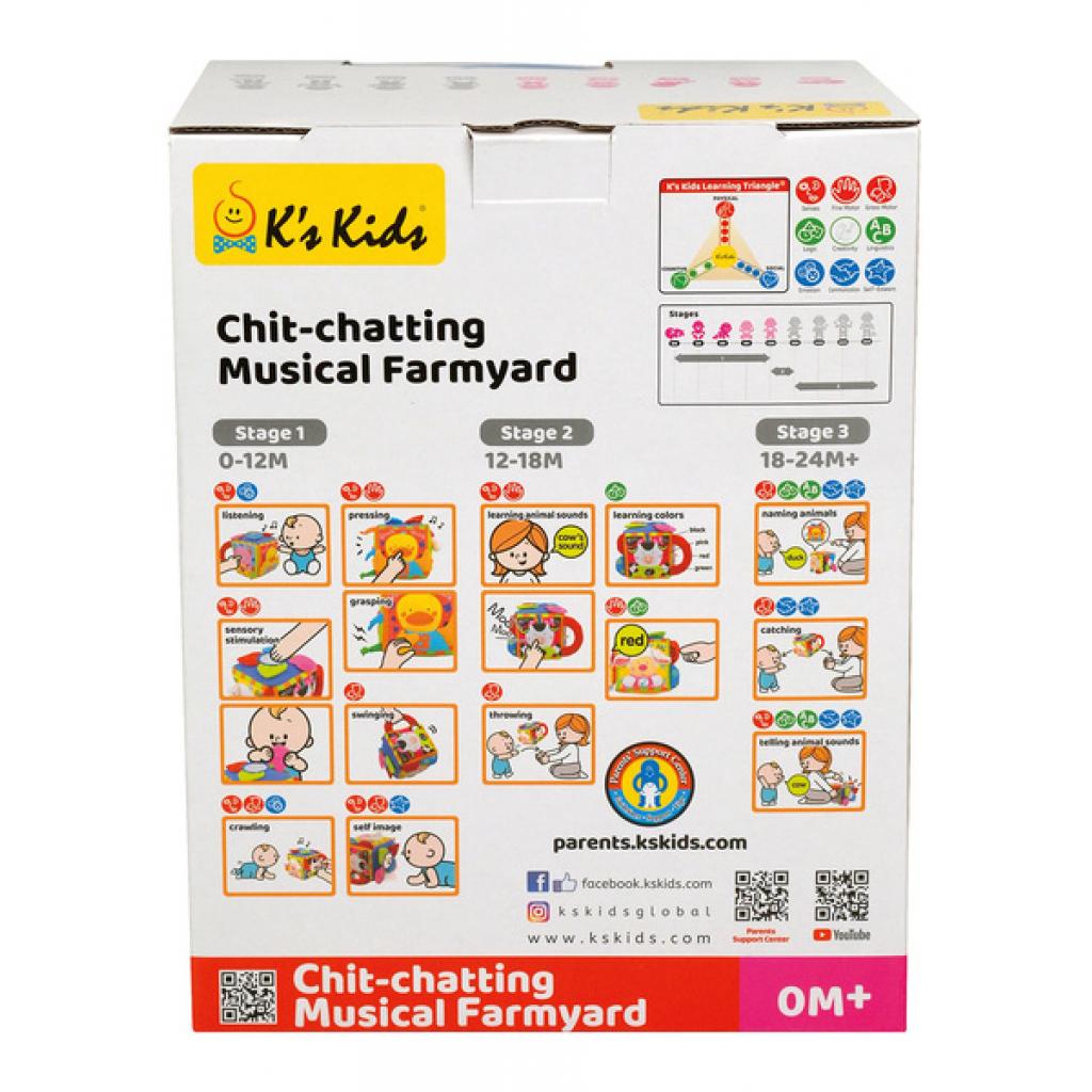 Розвиваюча іграшка K’S KIDS Ферма з музичними ефектами (KA10603-GB) зображення 4