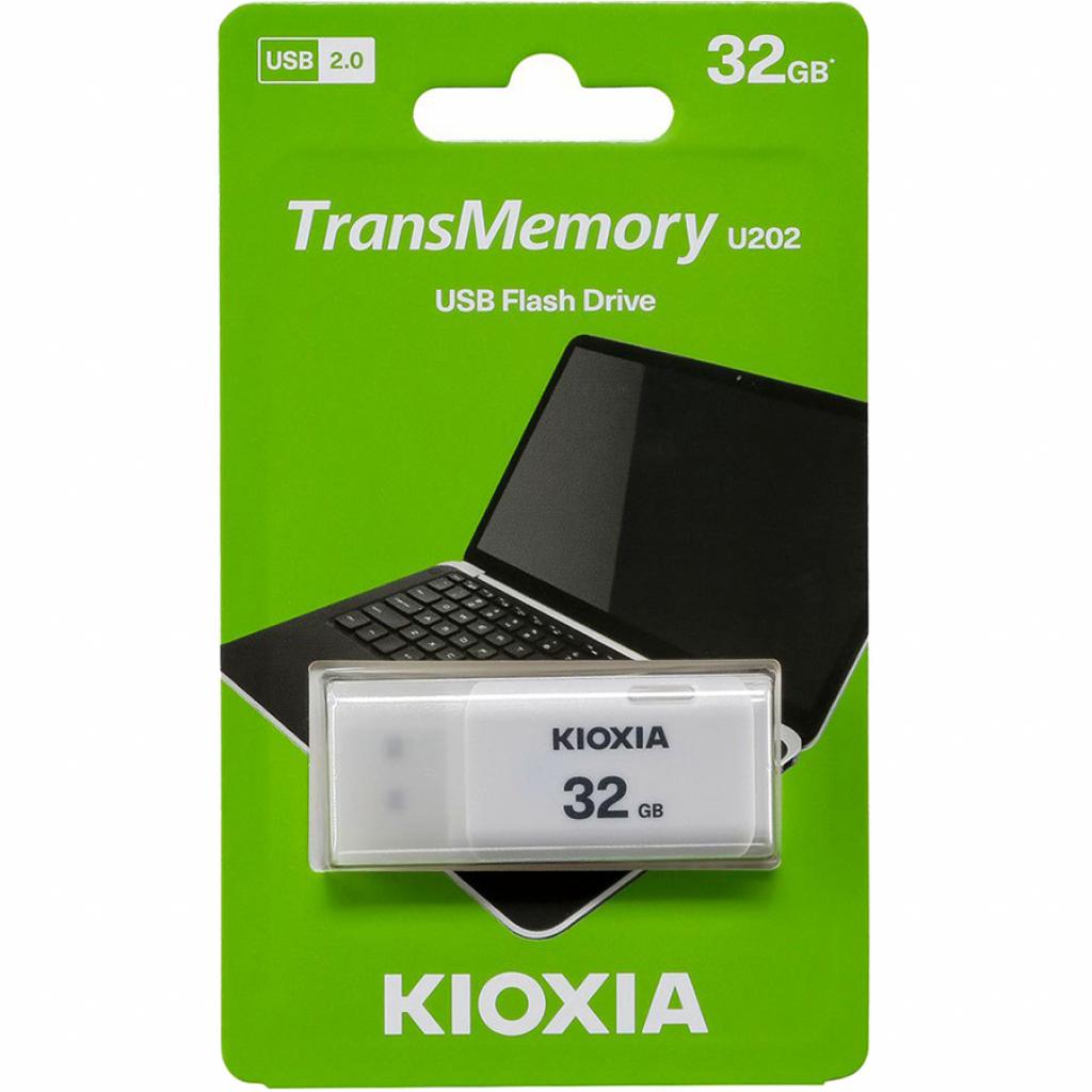 USB флеш накопитель Kioxia 64GB U202 White USB 2.0 (LU202W064GG4) изображение 3