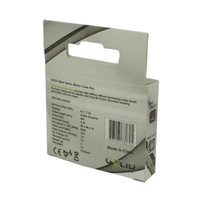 Кулер до корпусу Gelid Solutions Silent 4 40 mm (FN-SX04-42) зображення 5