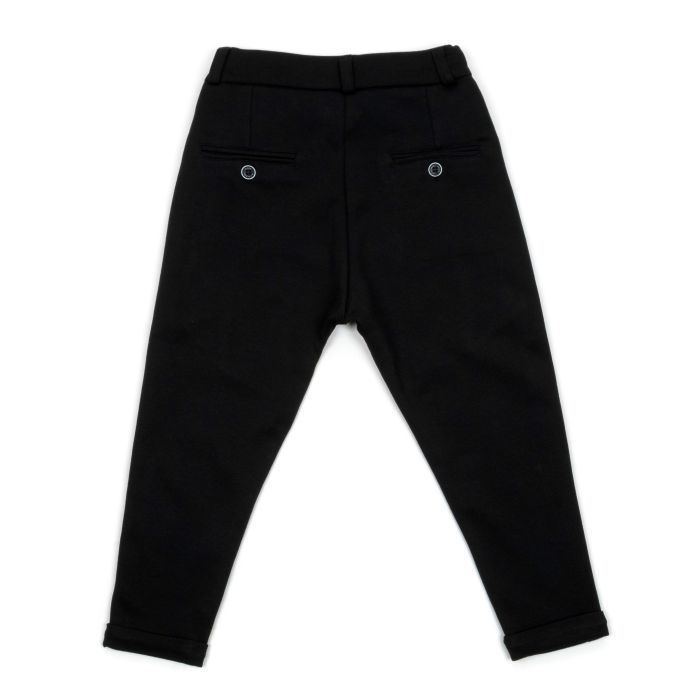Штани дитячі A-Yugi трикотажні (2763-134B-black) зображення 2