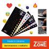 Наклейка на клавиатуру SampleZone прозрачная, оранжевый (SZ-N-R) изображение 2