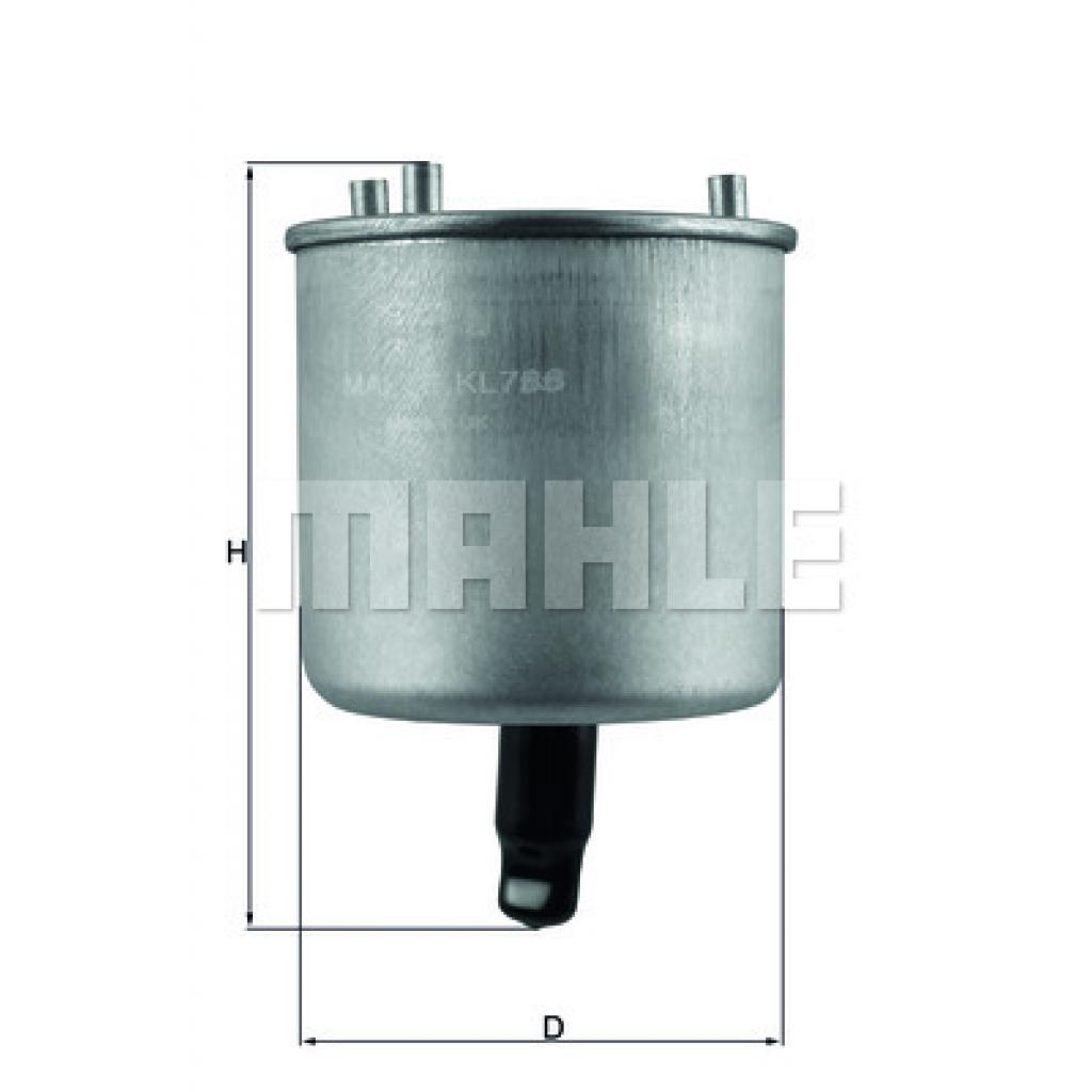 Фильтр топливный Mahle KL788