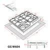 Варочна поверхня Weilor GG W 604 BL зображення 12