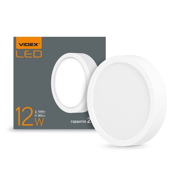 Світильник Videx LED 12W 5000K 220V (VL-DLRS-125) зображення 2