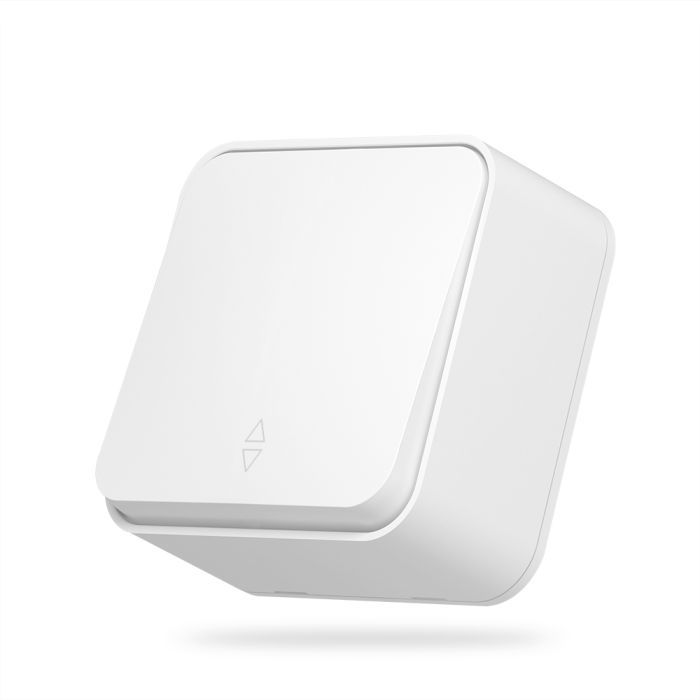 Переключатель Videx BINERA IP20 наружный 1кл проходной белы