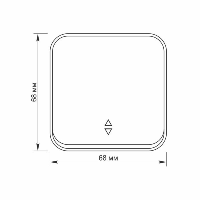 Переключатель Videx BINERA IP20 наружный 1кл проходной белы изображение 4