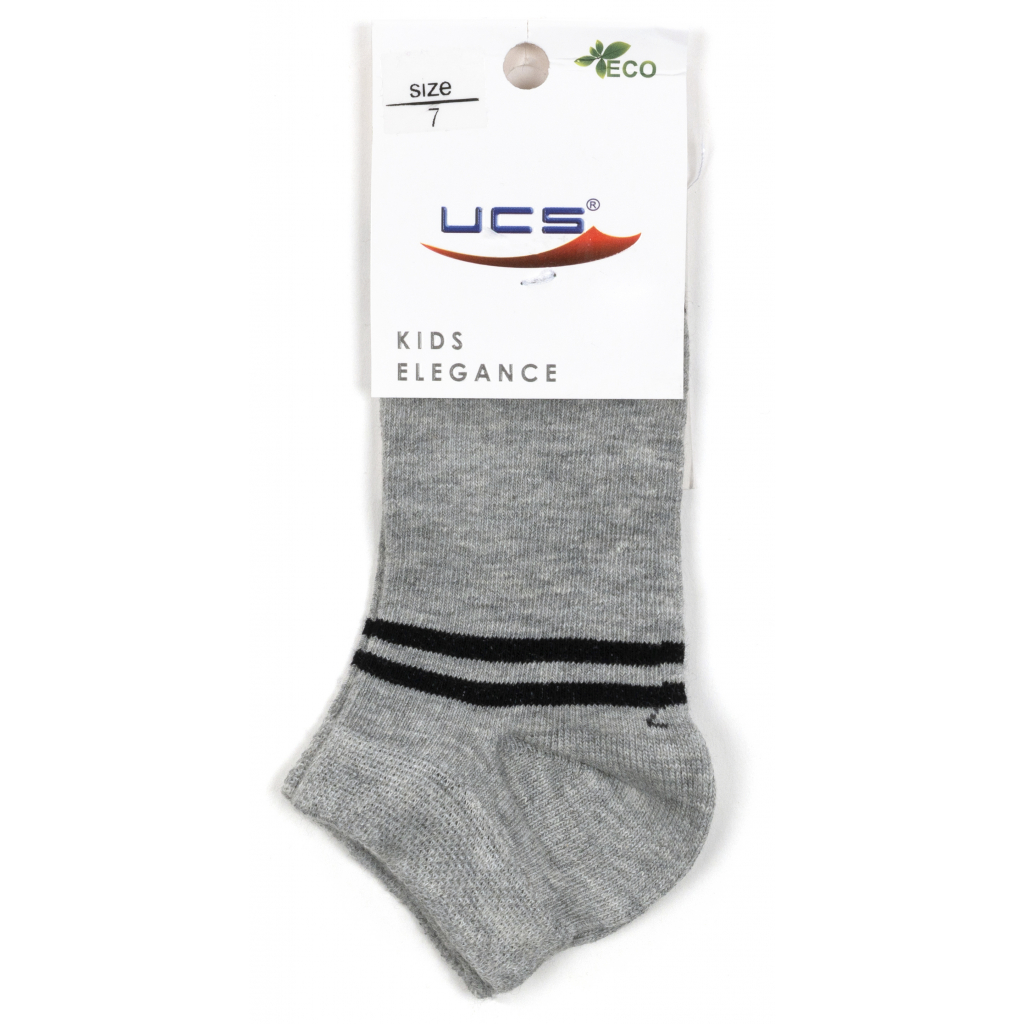 Шкарпетки дитячі UCS Socks короткі (M0C0201-0091-7B-gray) зображення 2