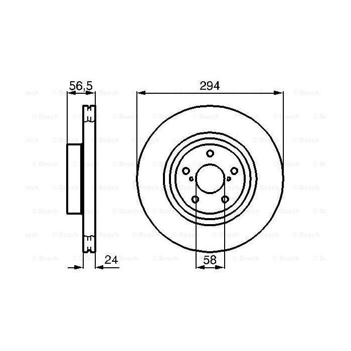 Тормозной диск Bosch 0 986 478 977 изображение 5